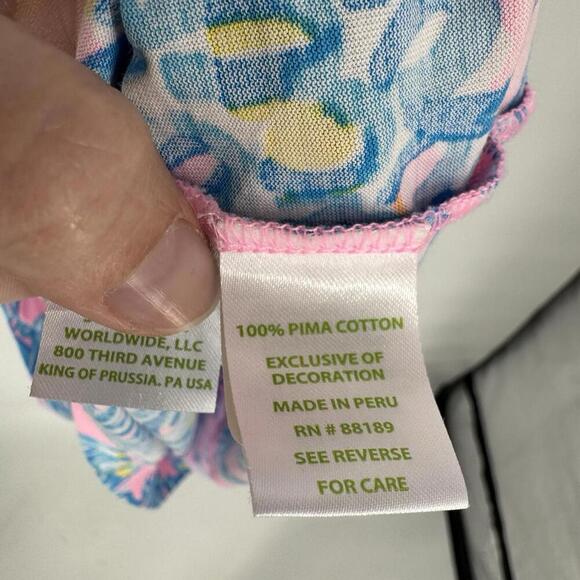 Lilly Pulitzer Dress small S pink resortwear beach preppy colorful summer modest - Picture 5 of 7